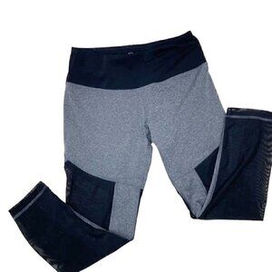 90 Degree by Relfex Mesh Panel Cropped Legging Sz S